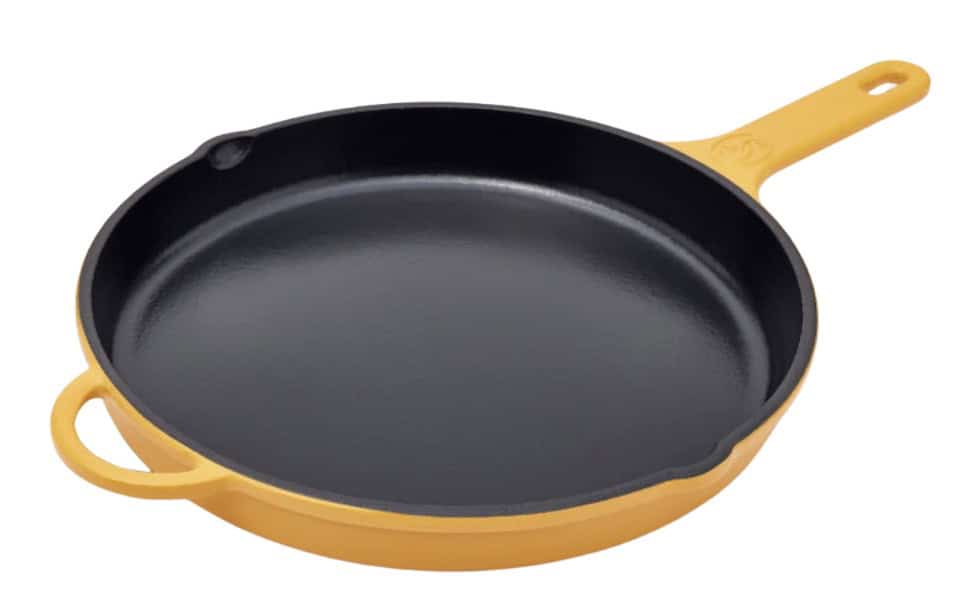a cast iron skillet